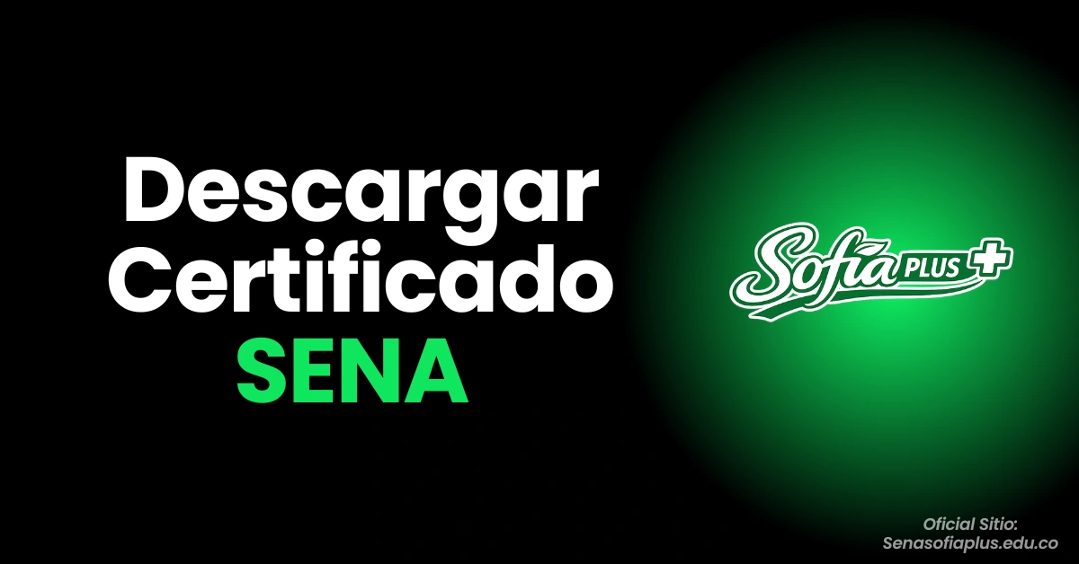 Descargar Certificado SENA oficial