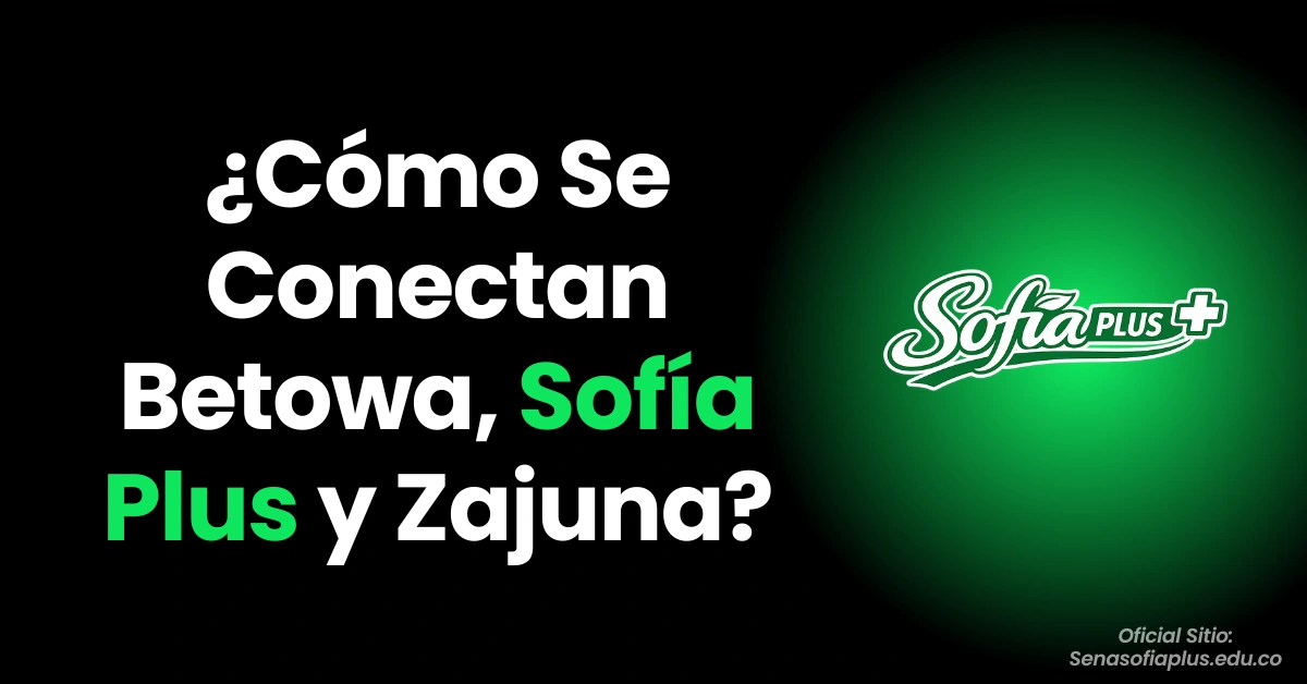 ¿Cómo Se Conectan Betowa, Sofía Plus y Zajuna?
